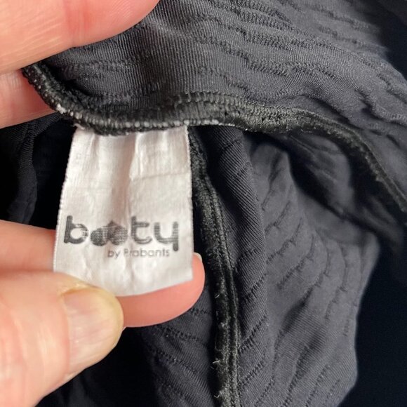 Booty By Brabants Cropped Black Stretch Capri Leggings O/S - Picture 7 of 7